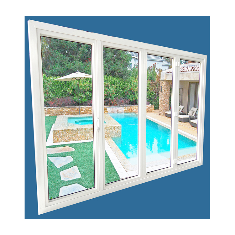 Modern Exterior Patio Balcony UPVC Folding Door for House Interior Swing Door