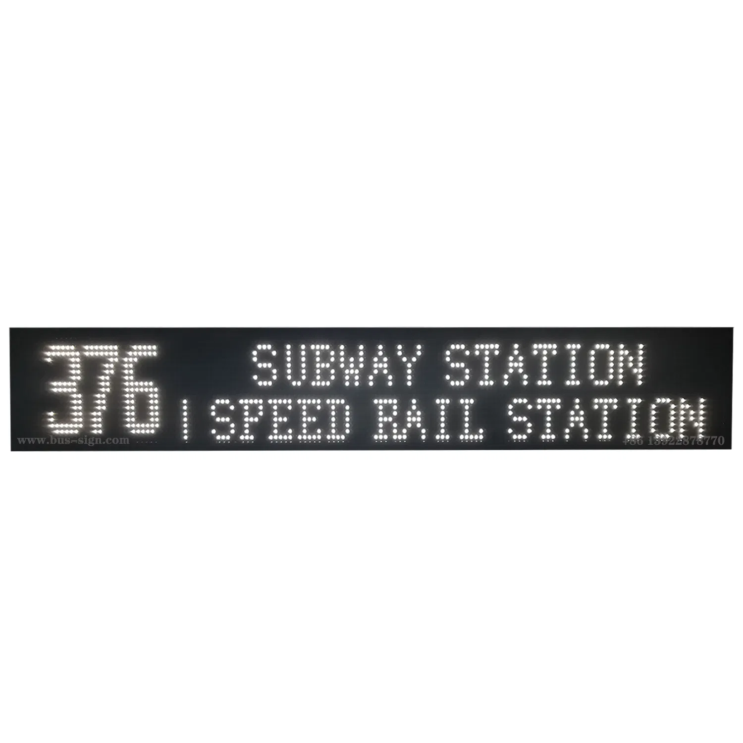 Bus LED Destination Sign for Route and Passenger Guidance