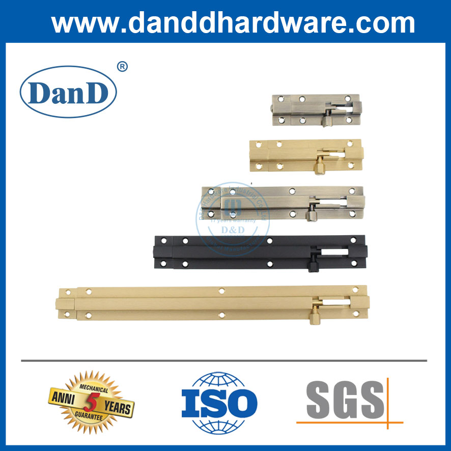 Manufacturer Antique Brass Vertical Door Hardware Latch Bolt for External Door