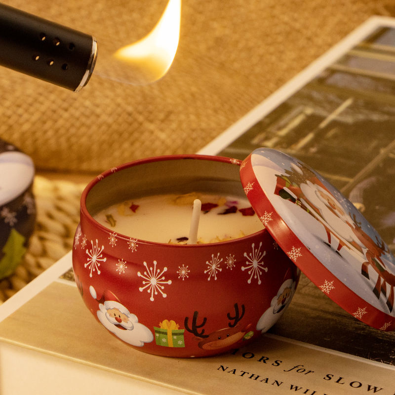 Christmas Candle Soy Wax Natural Candles Scented Luxury Velas Aromaticas Al Por Mayor