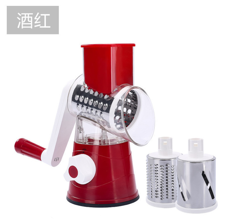 Manual Spiral Slicer Drum Grater Fruit Cutter Cheese Grater Speedy Safe Vegetables Chopper