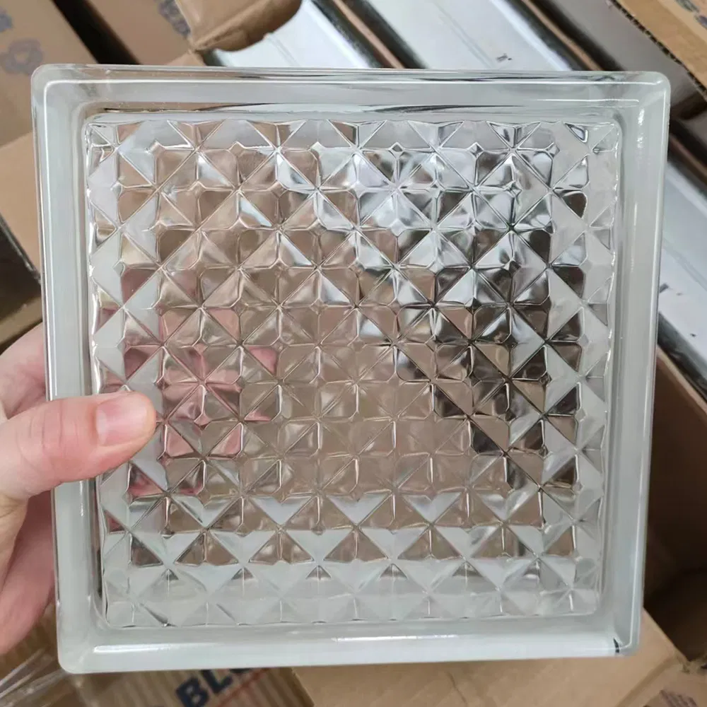 Glass Block Cock Tail Clear 190X190X80mm Glass Brick/Block Us$1.05-1.25 (FOB Price)