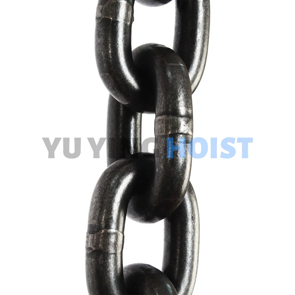 G80 Grade Heavy-Duty Manganese Steel Load Chain - Black Coated for Chain Hoists & Lifting