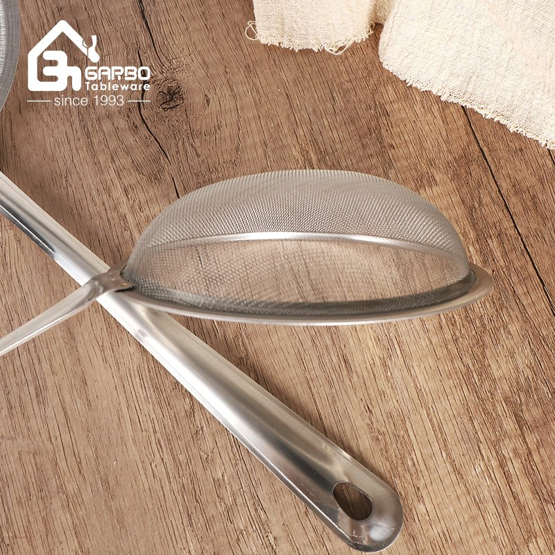 Stainless Steel Flour Sifter Sieve Stainless Steel Fine Tea Mesh Strainer Colander Wire Mesh Oil Filter Strainer Coffee Strainer