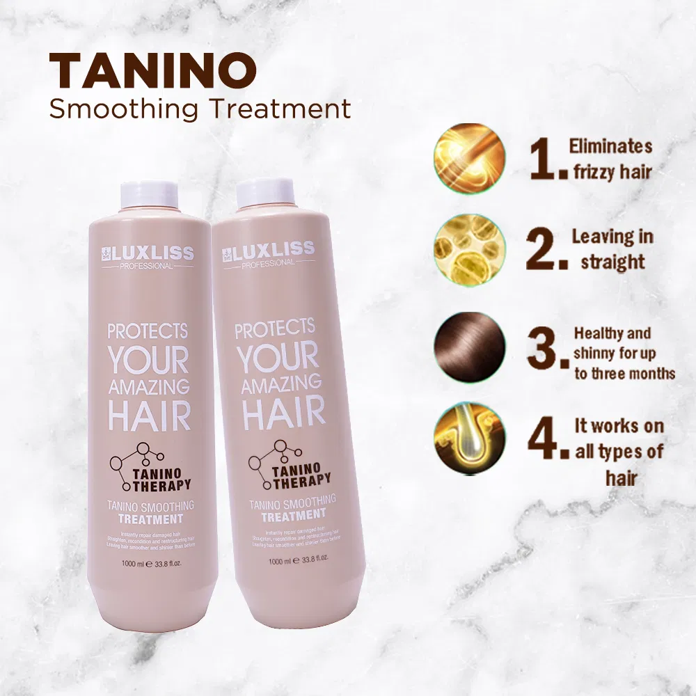 Luxliss Tannic Amino Acid Repair Damaged Straightening Smoothing Tanino Hair Treatment Cream