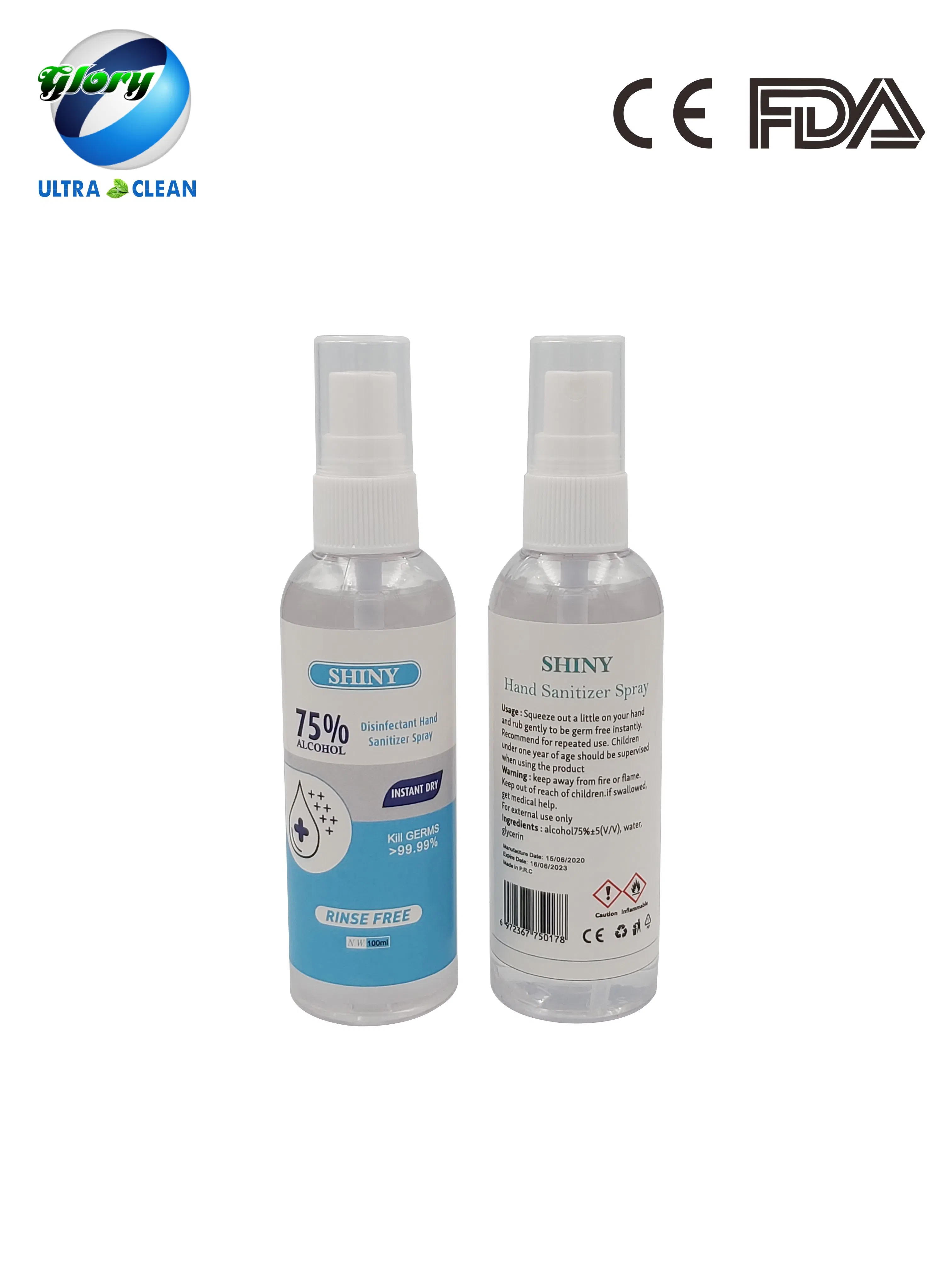 Hand Sanitizer with FDA, Ce Certificate