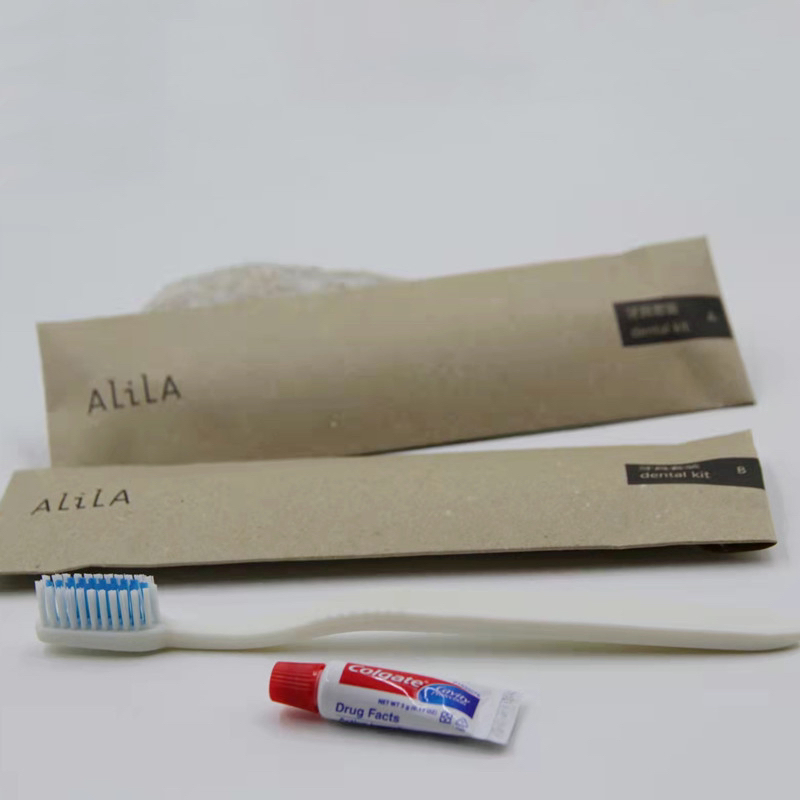 Dry Hotel Amenities Eco/Corn Wheat Hotel Dental Kit