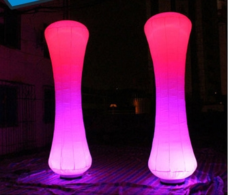 Advertising Inflatable LED Light Column Inflatable LED Tube for Decoration