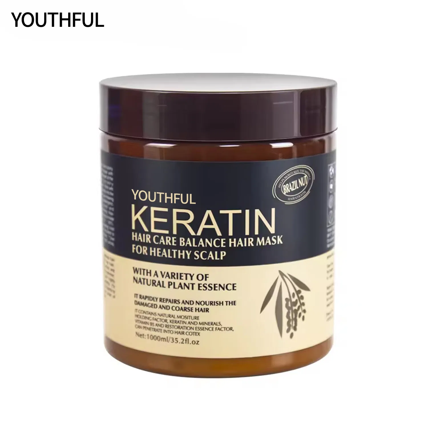 Organic Keratin Treatment Anti Frizzy Professional Karatin Hair Mask