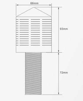 ABS PP Efficient Water Treatment Nano Bubble Filter Nozzle for Water Treatment