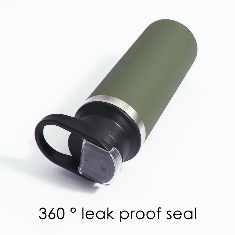 Foska Good Quality 510ml Green Thermos Cup Sport Water Bottle for Daily Use