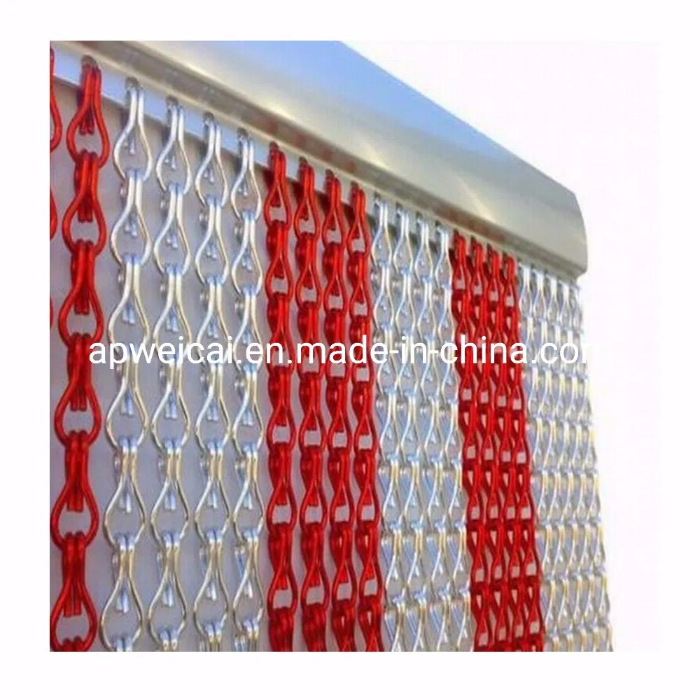 Colorful Decorative Aluminum Chain Link Curtain Wall Shower Curtain