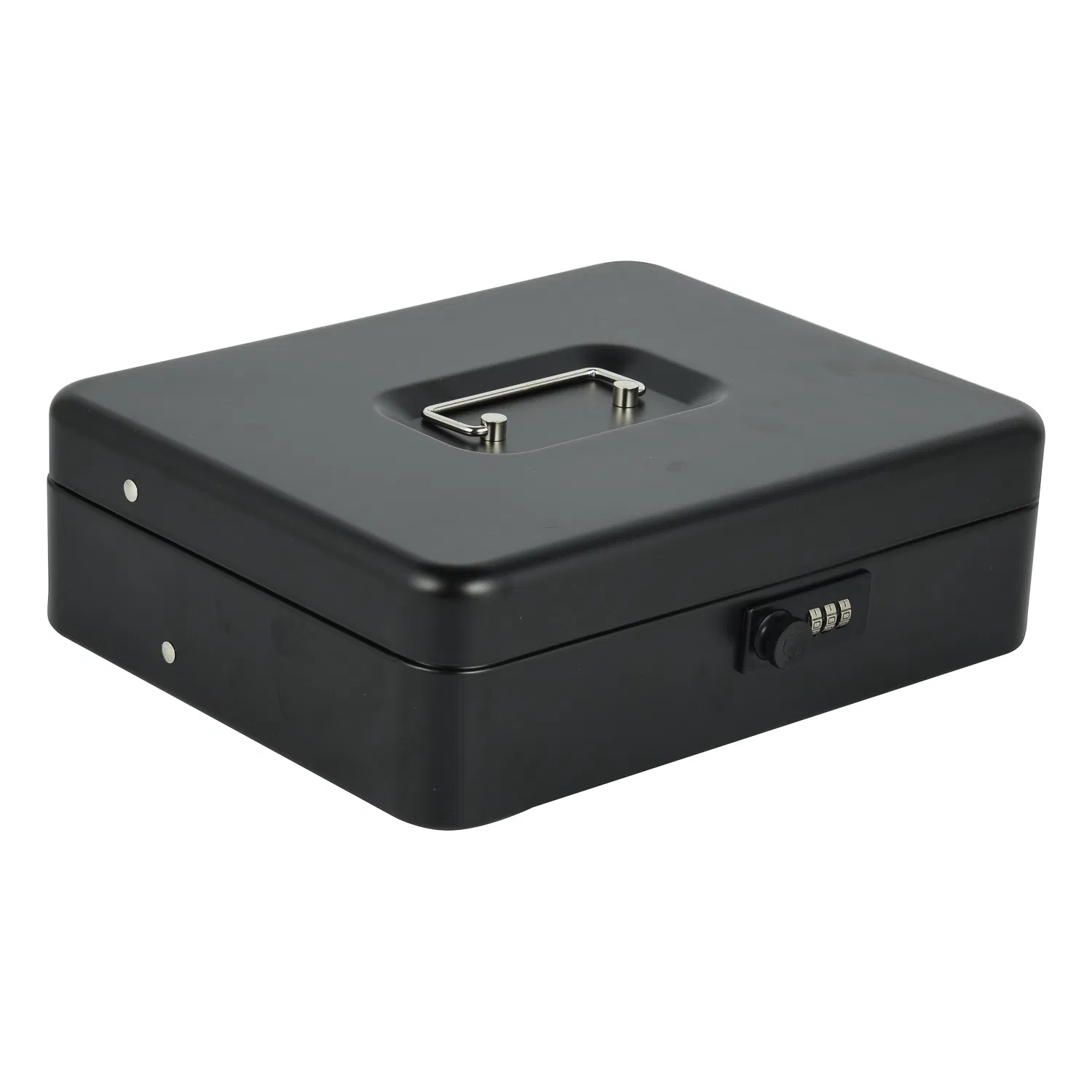 Top Sale Double-Layer 12 Inch Combination Lock Metal Cash Box Money Saving Safe Cash Box
