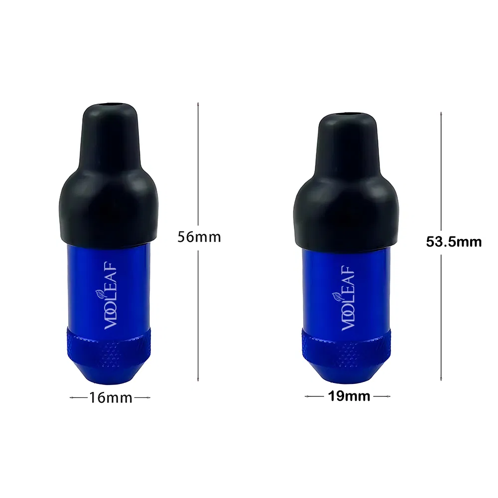 Carved Nipple Metal Smoking Pipe Tobacco Snuff Tube Hand Pipes Durable Rubber Mouth