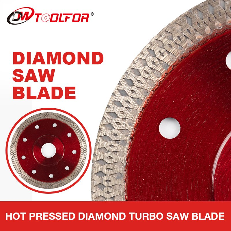 Hot Pressed Cutting Disc Turbo Granite Cutting Tools Sintered Stone Concrete Diamond Saw Blades