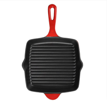 Wholesale Red Colour Cast Iron Enamel Casserole Non-Stick Cookware Sets Pan for Seafood Multifunction Cooking Pots