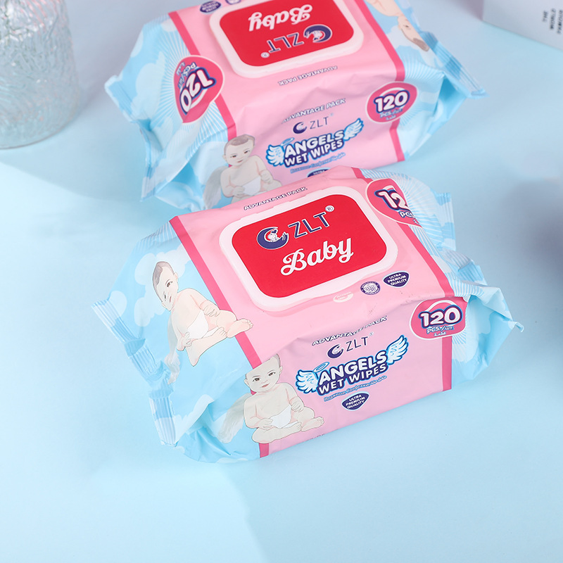Organic Cotton Food Graded Flushable Biodegradable Baby Disinfect Soft Wet Wipes