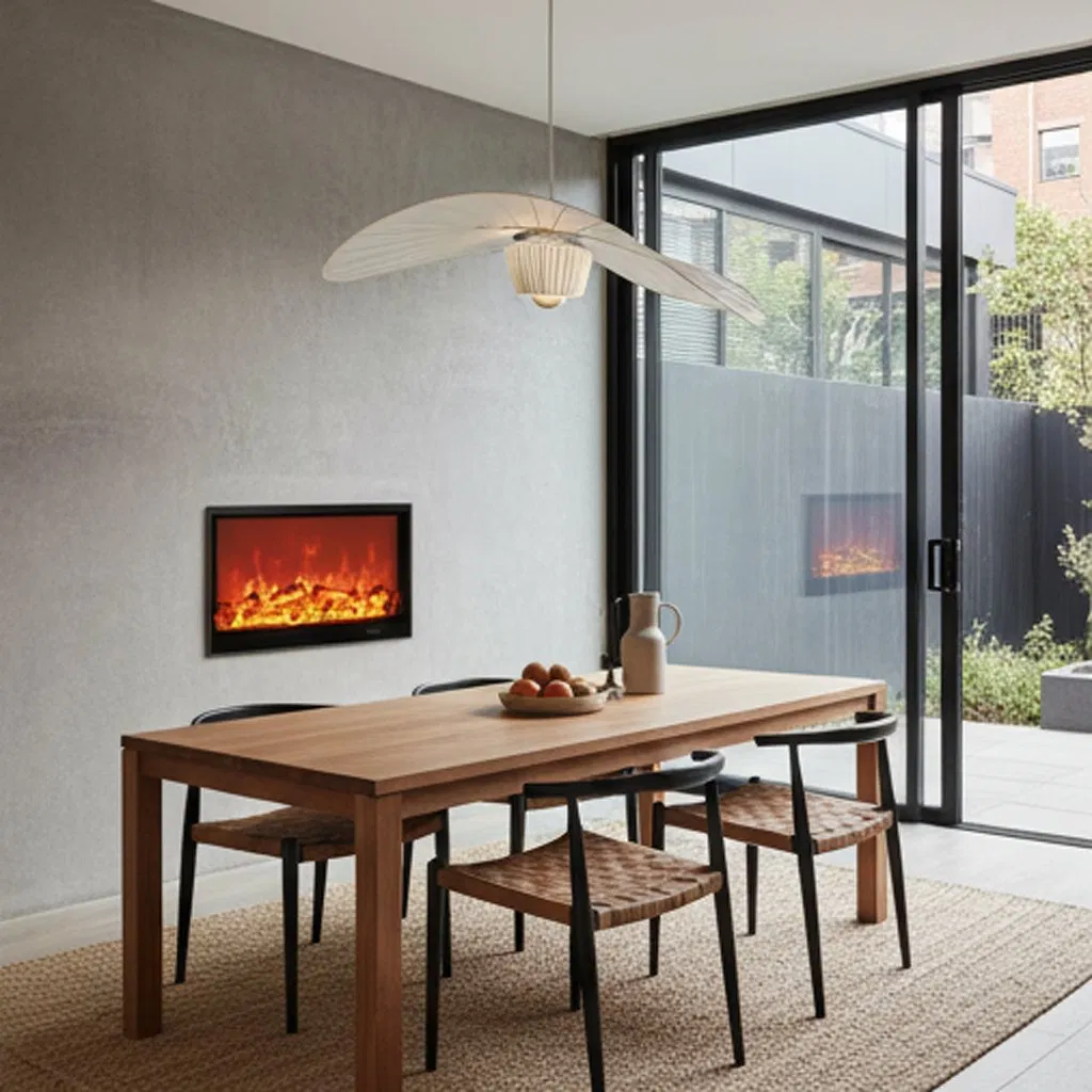 800X400mm Electric Fireplace: Perfect for Small Living Areas