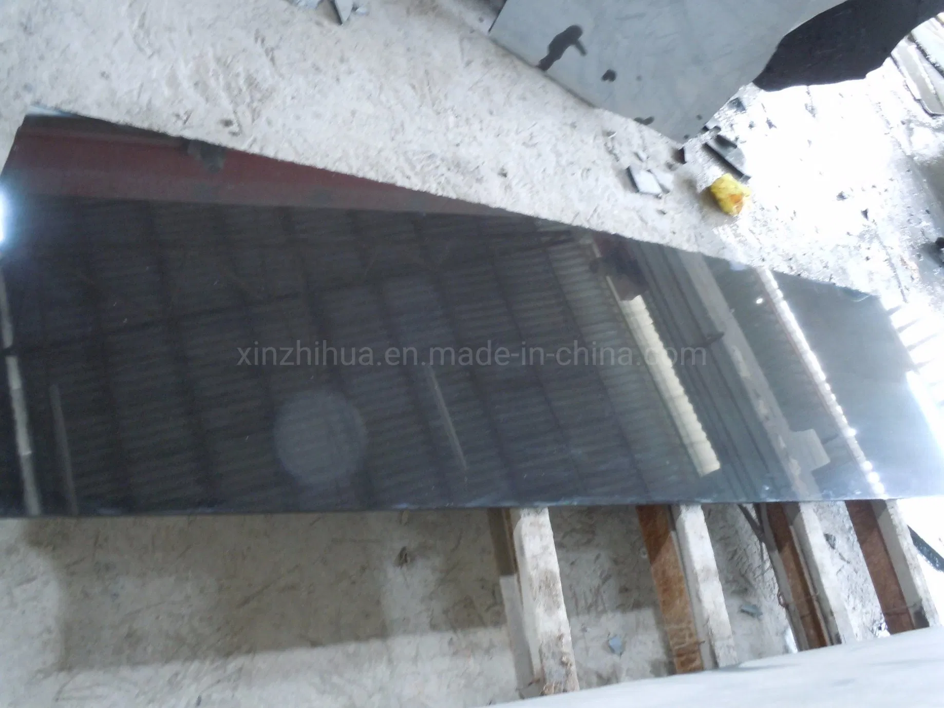 High Quality Mongolia Pure Black Natural Stone Small Slabs/Tile/Countertop Granite