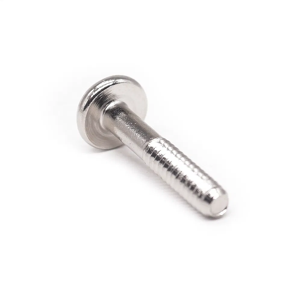 Dongguan Factory Fastener Wholesale Custom Automotion Parts Stainless Steel Flat Knurled Cap Round Head Captive Panel Screw Tin-Plated Screws