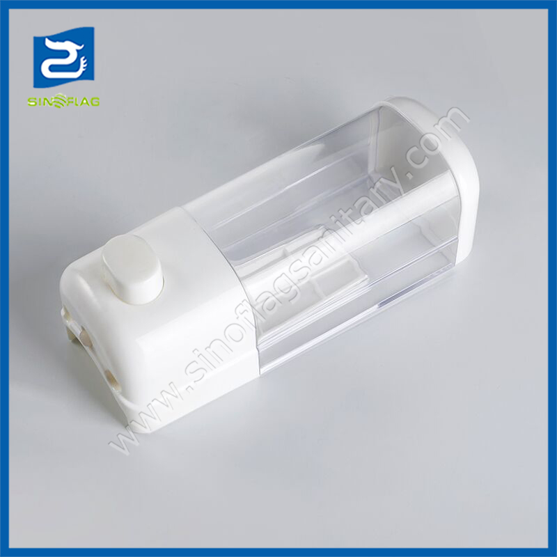 Wall Mounted Hand Foaming ABS Manual Liquid Soap Dispenser