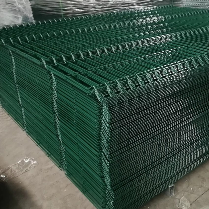 3D Fence Net PVC Strip Mesh Weld Used Wire Cloture Rigide Valla De Malla Metalica Panels Easily Assembled 3D Fencing Garden