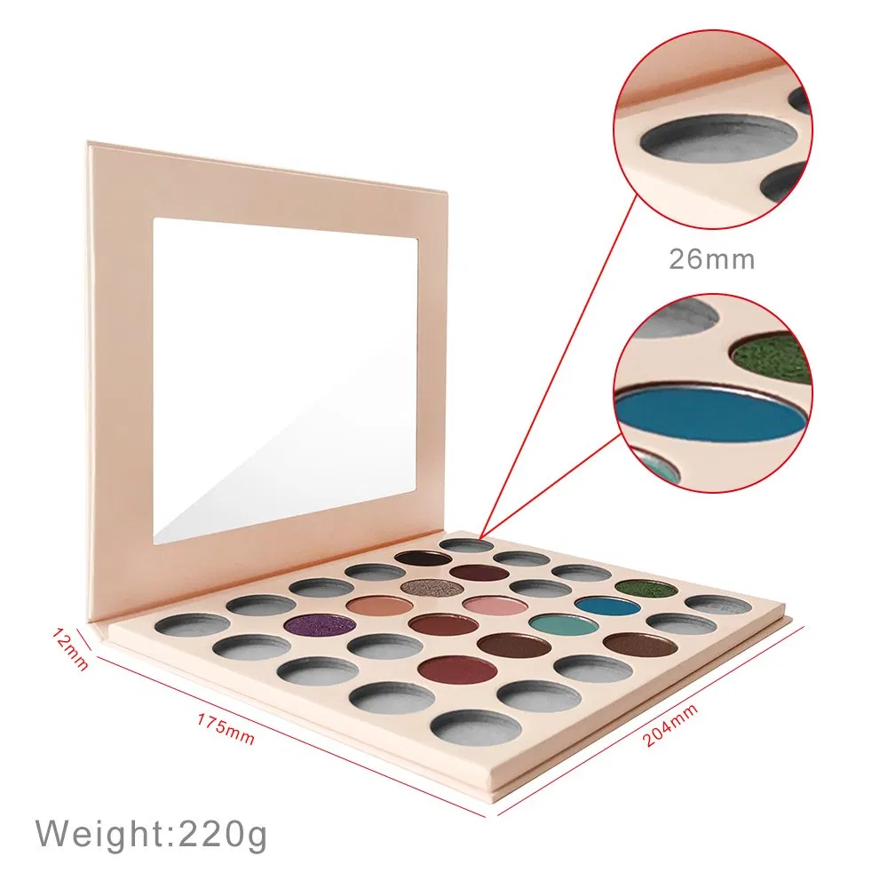 Multi-Colored Makeup Waterproof Customized Mineral Eye Shadow Palette