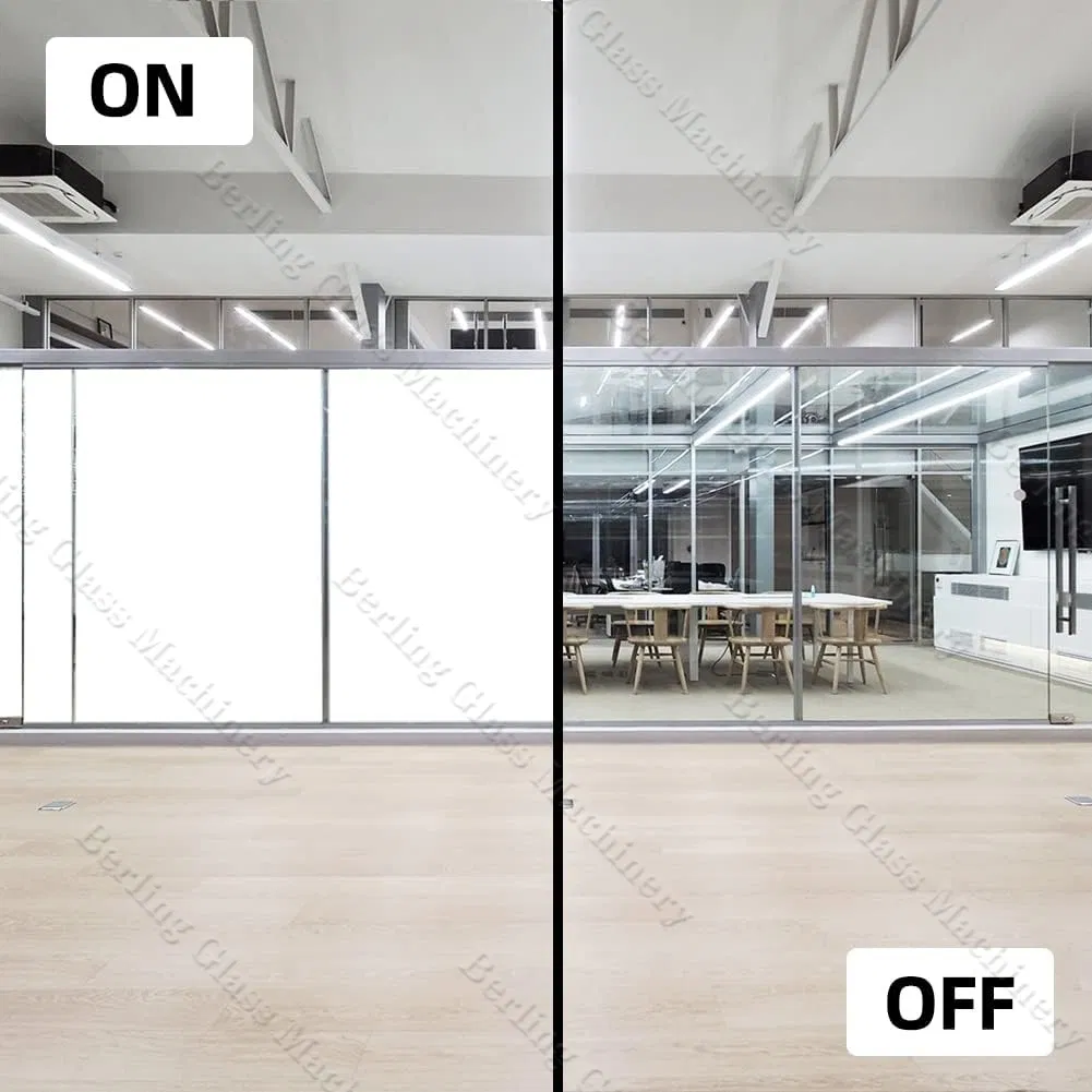 Pdlc Smart Glass Film Switchable Privacy Electrochromic Intelligent Window Privacy Magic Laminated
