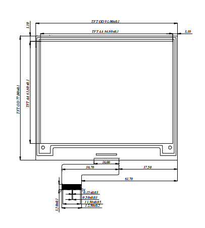 Электрофоретический дисплей 4.2'' 400x300 для ценников