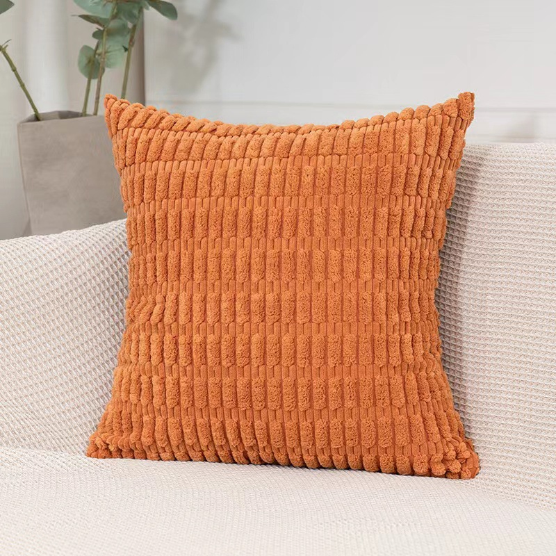 Bedside Pillow Cover Solid Color Long Chain Pillow