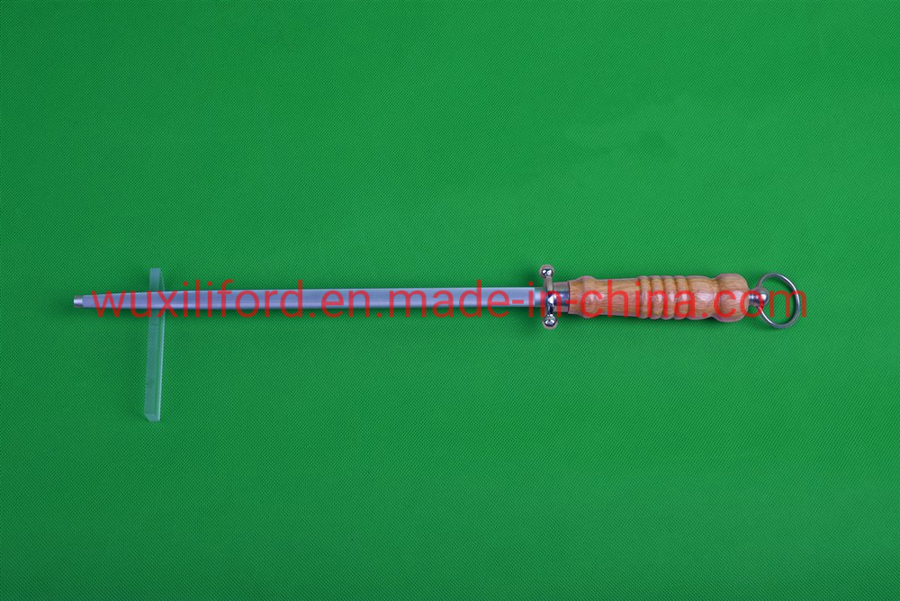 Chinese Factory Price Stocked HRC 63 up Knife Sharpening Tool Steel Sharpening Rod Knife Sharpeners Kitchenware Diamond Knife Sharpeners Blade Sharpeners