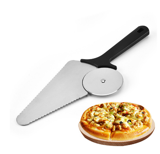 2-in-1 Stainless Steel Triangular Pizza Cutter Knife Sharp Pizza Separation Tool