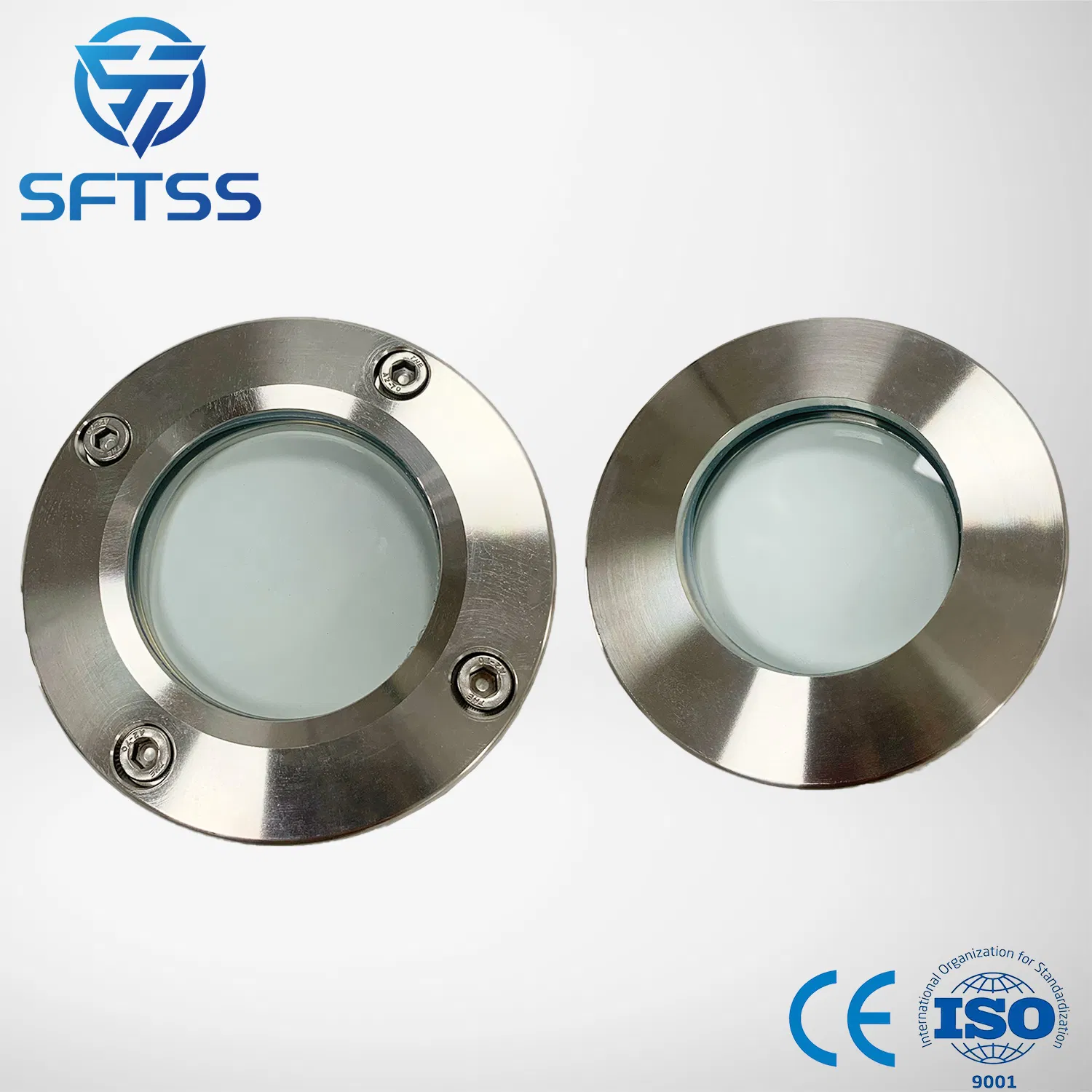 Premium Stainless Steel Hex Flange Sight Glass for Sanitary Applications