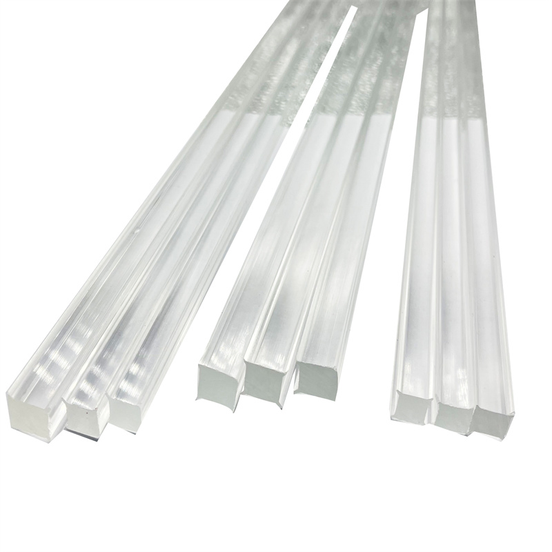 Acrylic Junction Profile for Glass Wall Insulating PMMA Strip Heat Insulation Strip