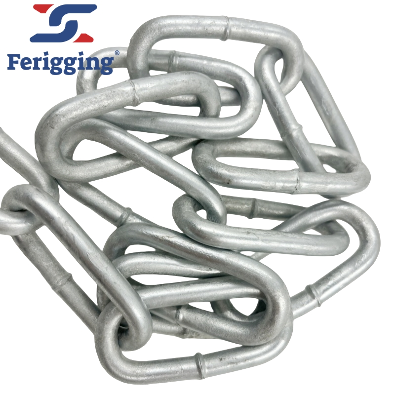 6mm 8mm 10mm DIN763 Welded Long Link Chains Well Trimmed