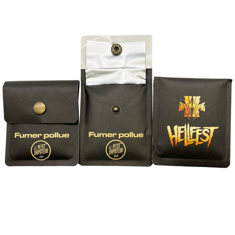 New Trend Eco Friendly Outdoor Ashtray Pocket Custom Portable Mini Pocket Ashtray Mini Ash Bag Outdoor Travel Ashtray