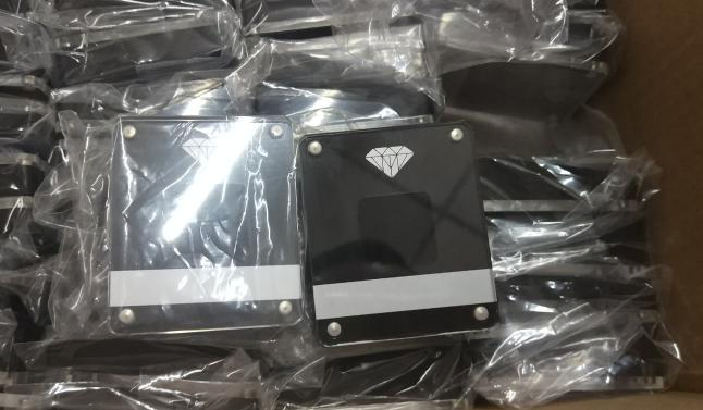 Loose Gemstone Diamond Acrylic Display Box with Magnets