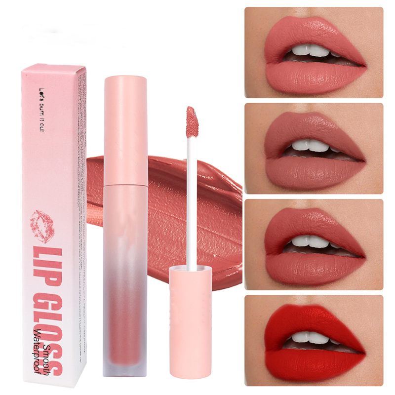 Waterproof Lipgloss for Eco-Friendly Beauty with Soft Mist Matte Texture