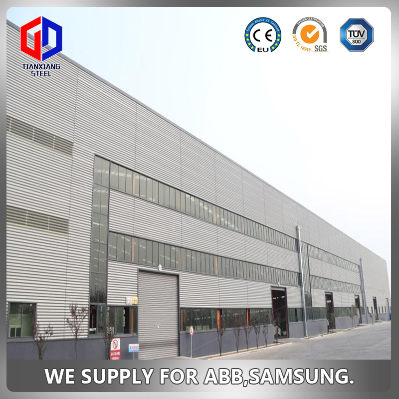 Weld Structural Steel Beams and Columns Welding Steel Structure Warehouse Prefabricated Building