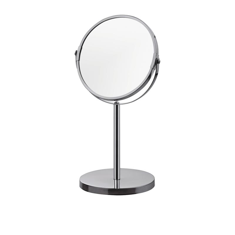 Elegant Black Standing Makeup Cosmetic Mirror for Women