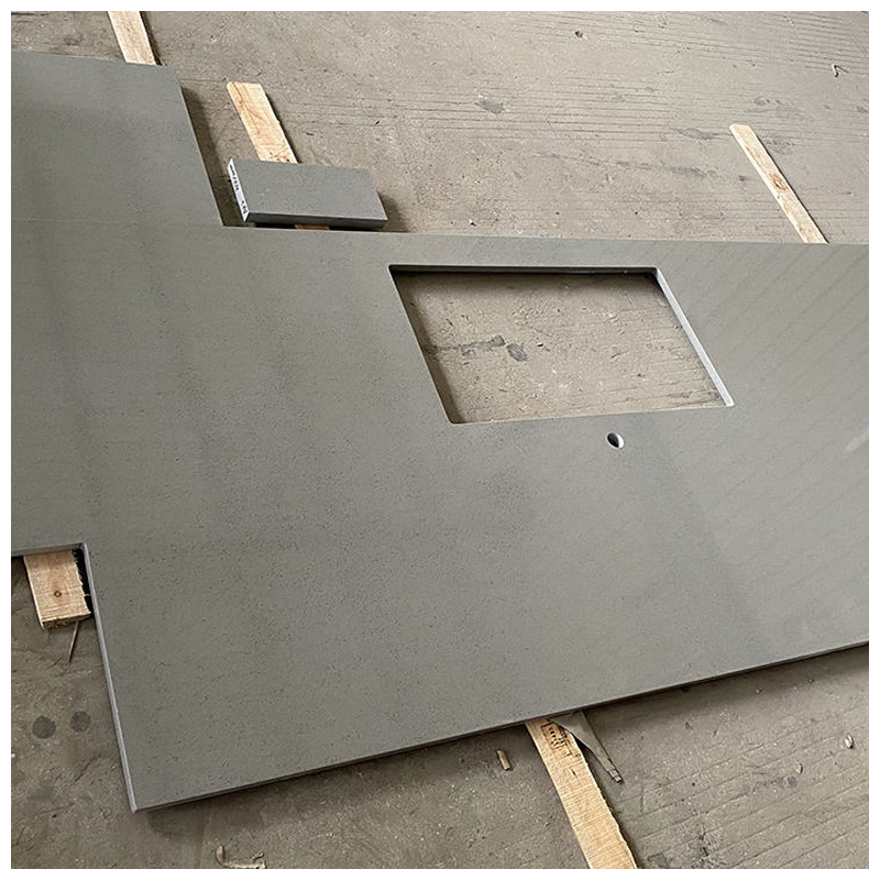 Engineered Pure Grey Quartz Countertops