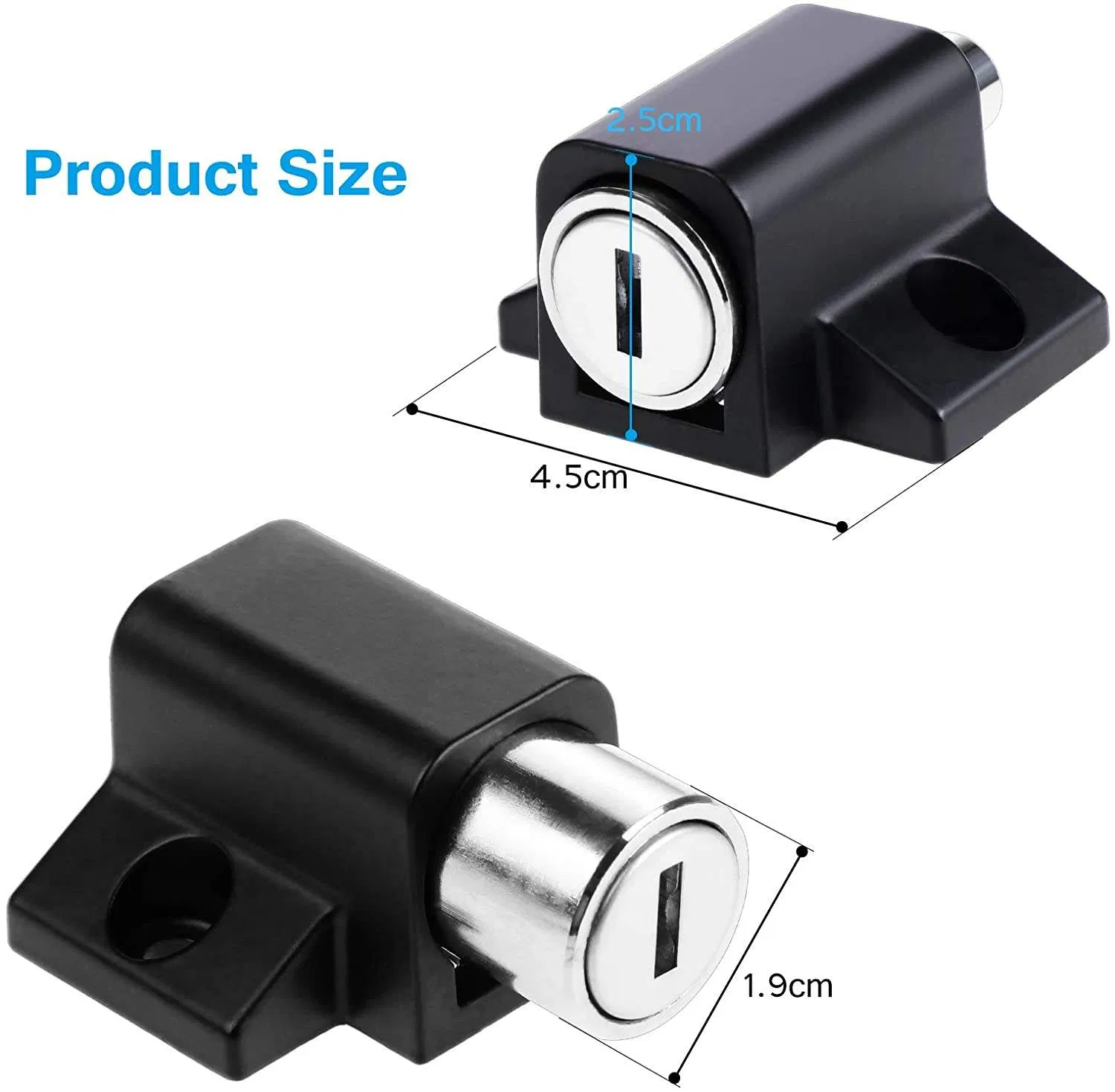 Zinc Alloy Combination Sliding Doors Windows Safety Child Restrictor Press Lock