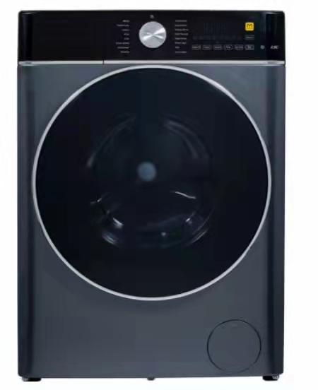 China Hot Selling Dark Silver Color Inverter Front Load Washer Factory Price