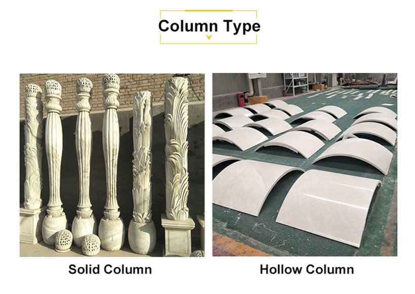 Statue Pedestals Decorative Pedestals and Columns Hand Carved Column for Sale