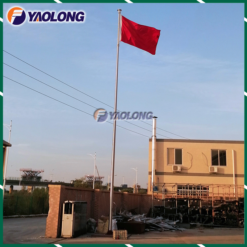 Customized SS304 SS316L High Cost-Efficiency Stainless Steel Flag Pole