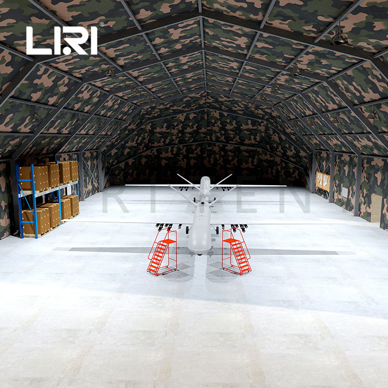 Large Outdoor Unmanned Aerial Vehicle Drone Building Modular Aircraft Hangar