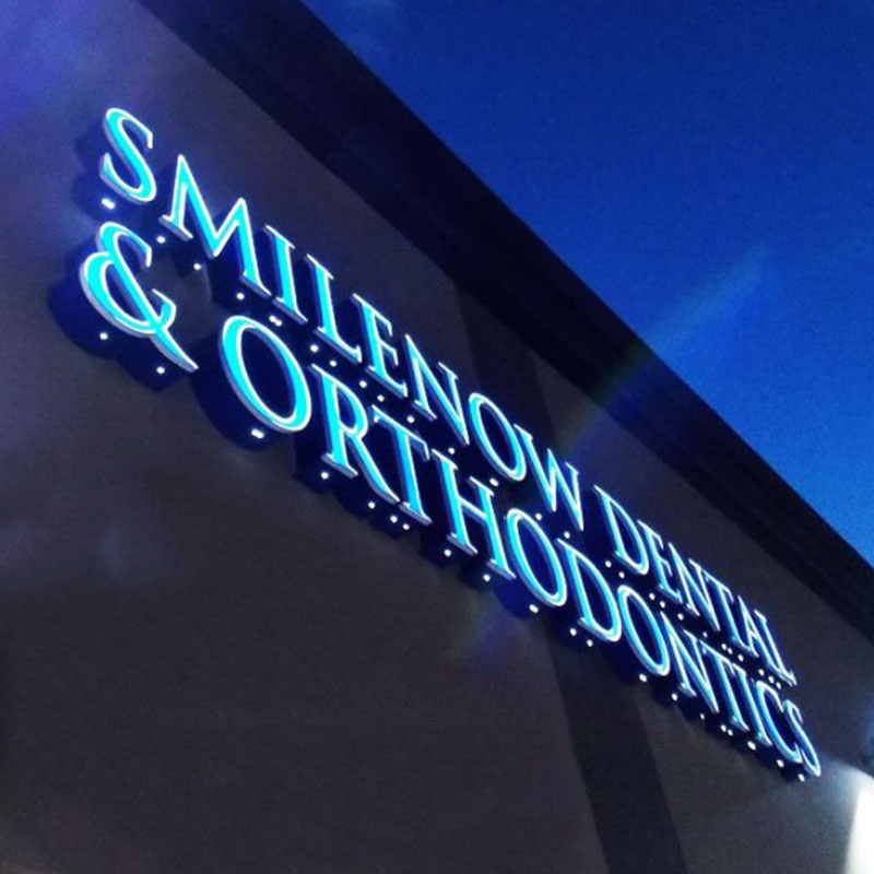 3D Illuminated LED Light Channel Letter Sign Electronic Signs