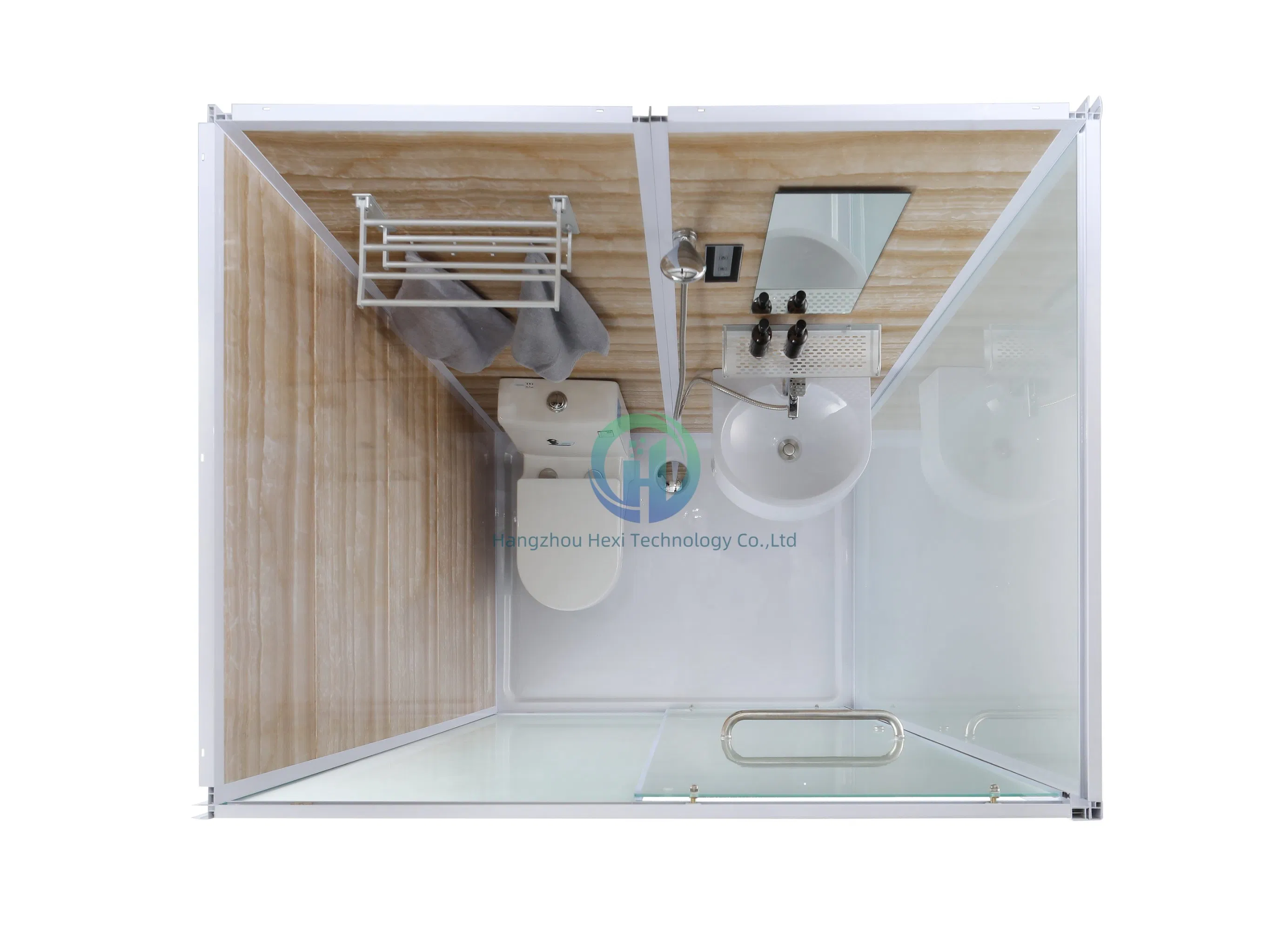 Luxury Sanitary Ware, High Quality Hotel Use Ready Made Bathroom Pod, Prefab Bathroom Toilet