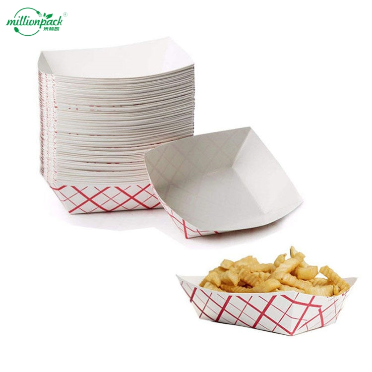 Decorative Kraft Paper Boat Tray for Themed Dining Experiences and Ambiance