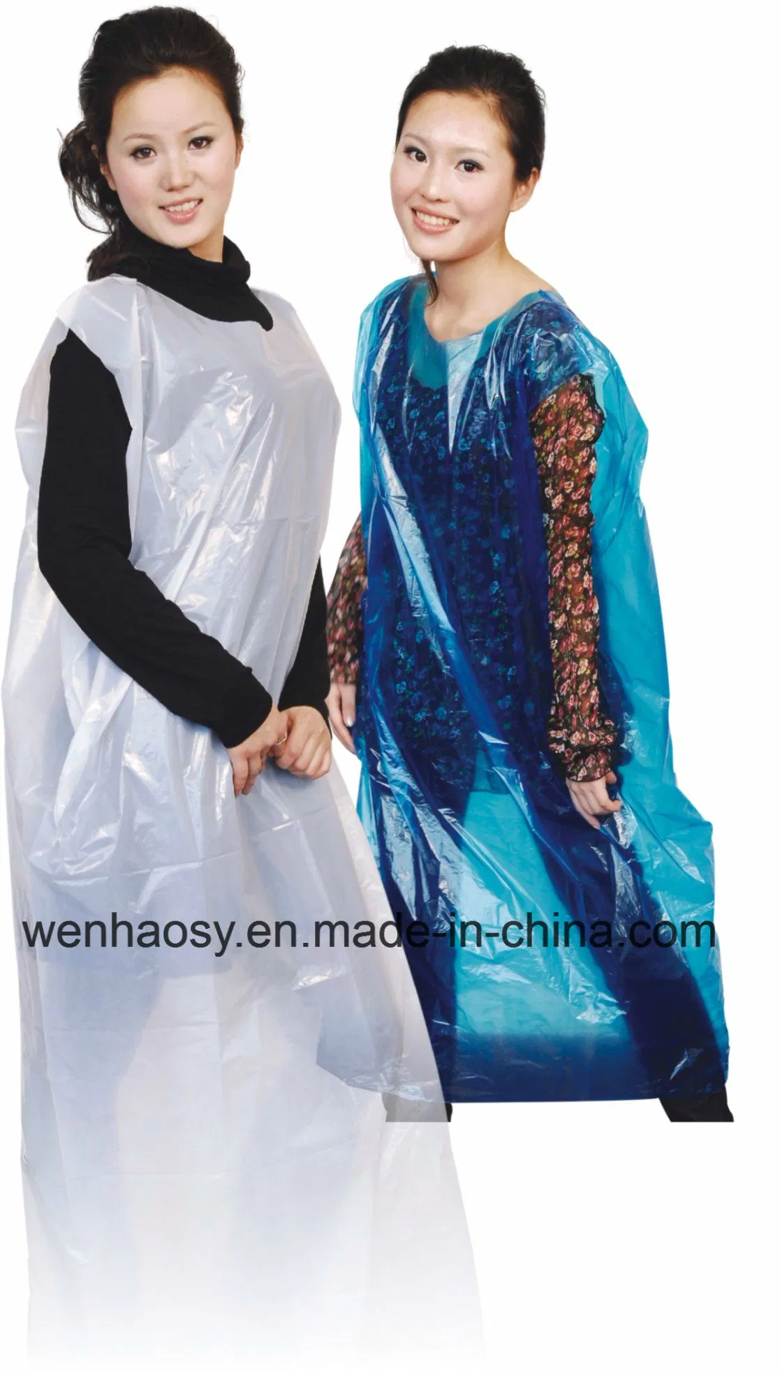 Disposable Apron PE Thickened White Packaging Wholesale